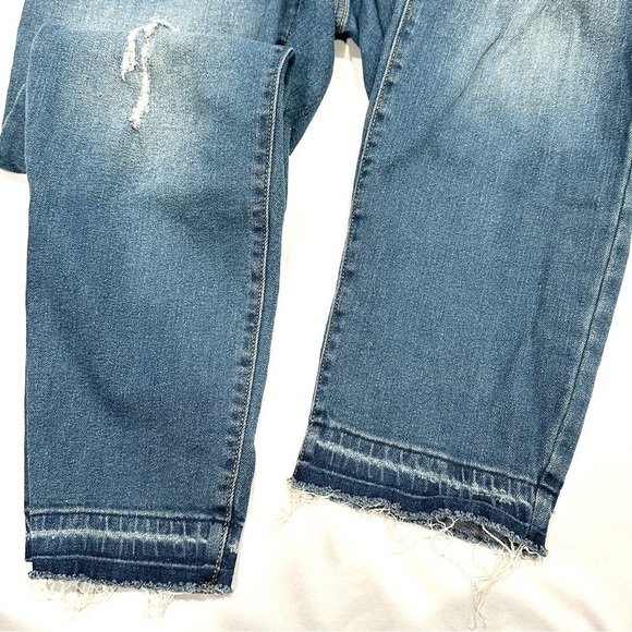 Motherhood Maternity Indigo Blue Stretchy Jean Overalls - Picture 6 of 9